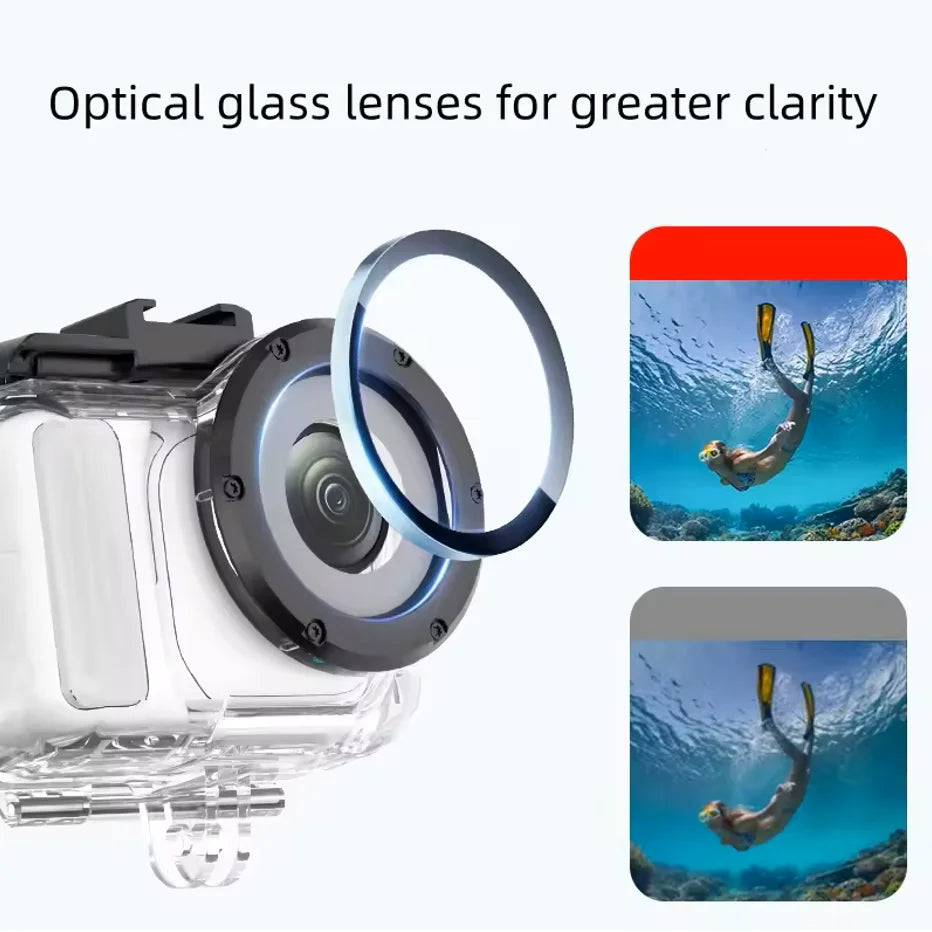 50m Waterproof Dive Case for Insta360 GO Ultra | Protective Shell
