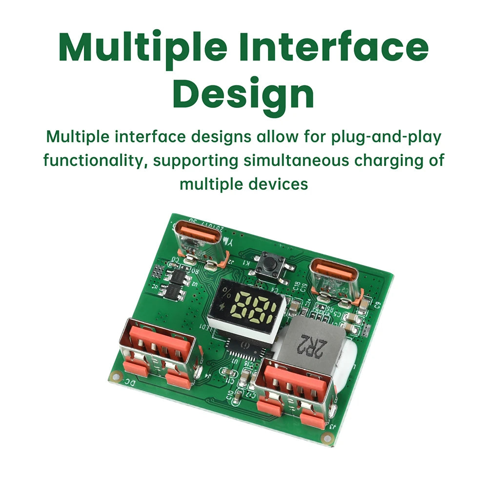 22.5W IP5356 Fast Charging Module DIY Mobile Power Control Motherboard Multiple Protocols Type-C USB Interface Oasis Select