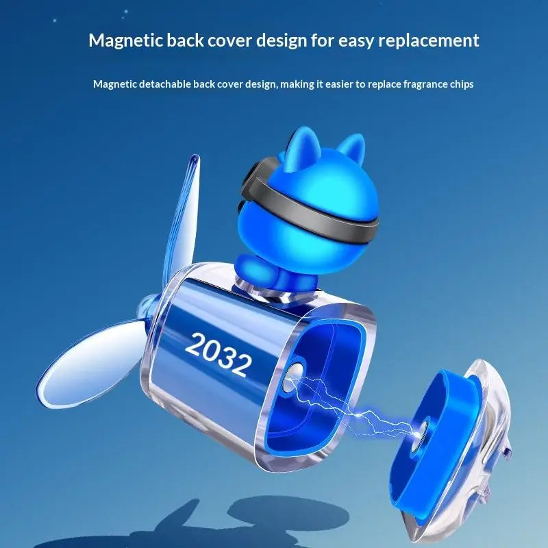 Car Vent Clip Air Outlet Aromatherapy Airplane Rotatable Cartoon Glasses Dog Interior Perfume Diffuser Cologne Oasis Select