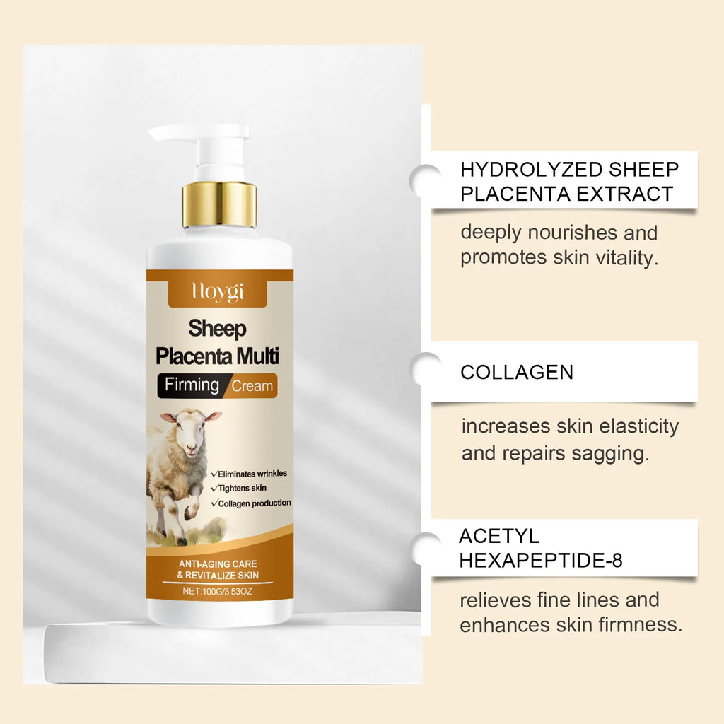 Hoygi Sheep Placenta Firming Cream – Collagen Anti-Aging Firming Body Cream Oasis Select