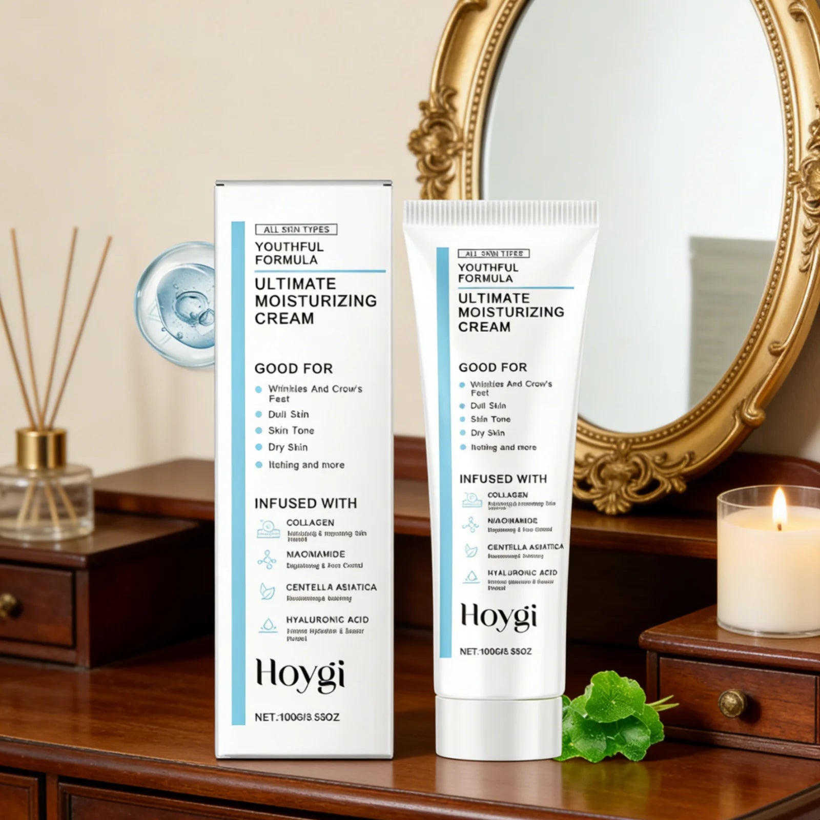 Hoygi Ultimate Moisturizing Cream Reduce Fine Lines Anti Aging Improve Skin Elasticity Deep Nourishment Hydrating Repair Cream Oasis Select