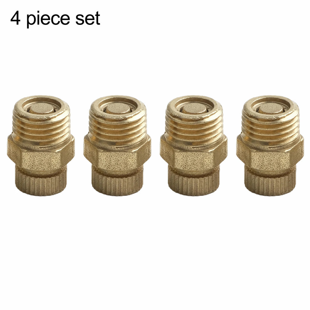 4pcs Air Compressor Drain Valve Screws Silent Copper Drain Screws Small Air-Pump Air Compressor Accessories Oasis Select 4pcs