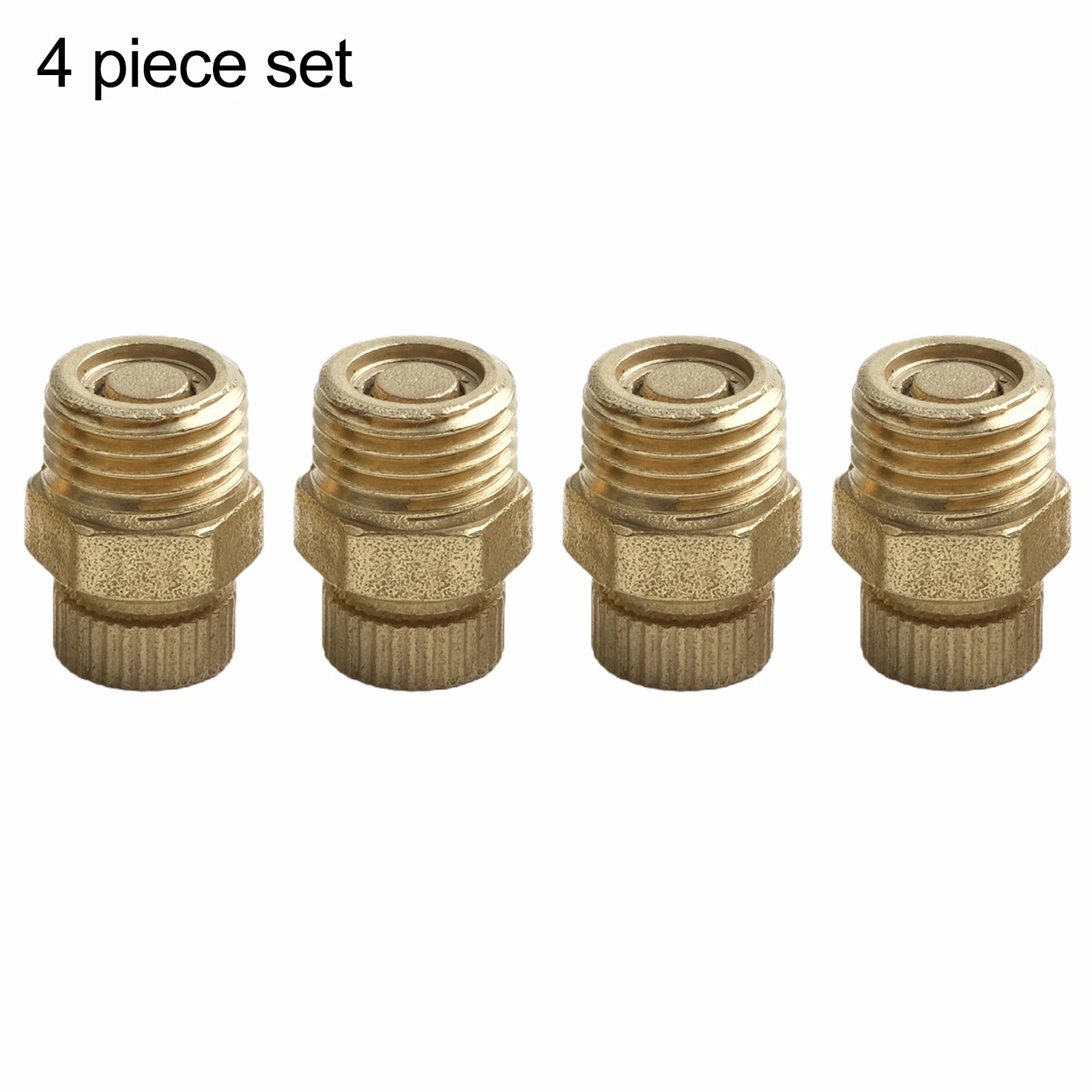 4pcs Air Compressor Drain Valve Screws Silent Copper Drain Screws Small Air-Pump Air Compressor Accessories Oasis Select 4pcs