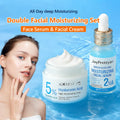 Hyaluronic Acid Face Serum & Cream Skin Care Set Deep Nourishing Lasting Moisturising Anti Dry Facial Skincare Cosmetics Kit Oasis Select Default Title