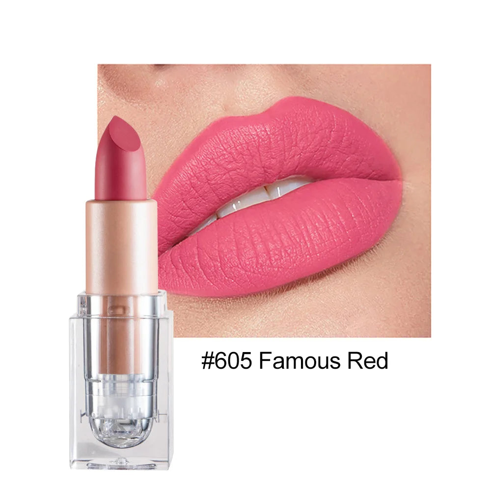 HANDAIYAN Matte Nude Lipstick | Velvet Waterproof Long Lasting