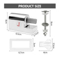 1Set Toilet Soft Close Hinges Seat Hinge Replacement Traditional Contemporary Toilet Lid Hinges Hardware Fixing Connector Parts Oasis Select Default Title