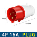 For Caravan Motorhome 240V 16A Hook Up Adapter 3 4 5PIN Car Connection Plug Mains Site Socket Power Supply Car Accessory Oasis Select 4P plug