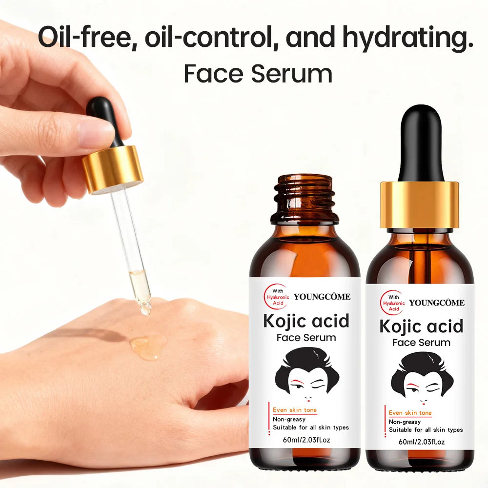 YOUNGCOME Kojic Acid Face Serum 2-Pack – Brightening Dark Spot Brightening Face Serum Oasis Select