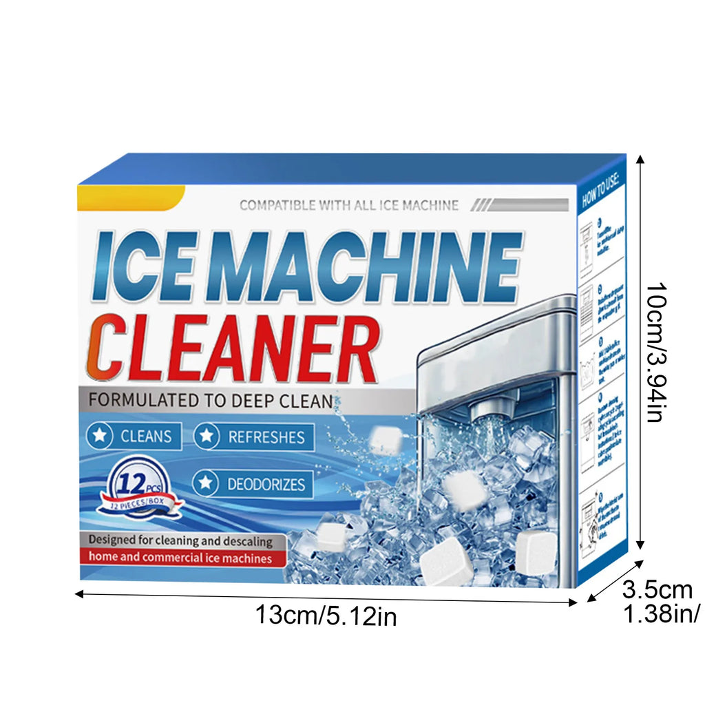 12-Pack Ice Maker Cleaner Descaler Tablets – All Machines Ice Maker Cleaner Oasis Select