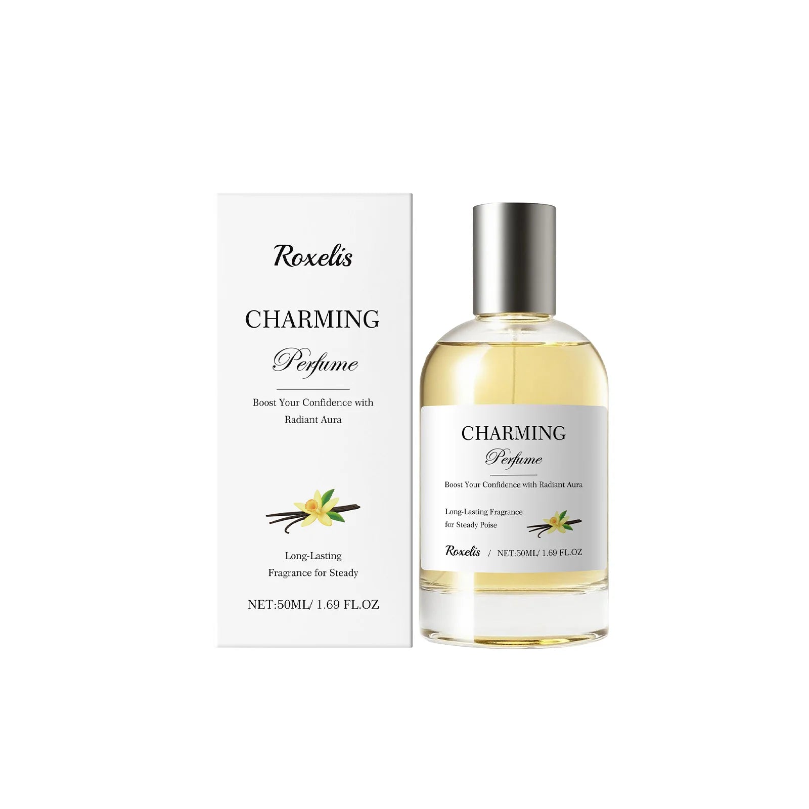 Amber Vanilla Perfume Spray – Long-Lasting Light Scent 50ml Perfume Spray Oasis Select 50ml boxed