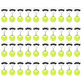 10/40 Group Set High Quality Rubber Space Beans Sea Carp Fly Fishing Black Rubber Oval Stopper Fishing Float Fishing Bobber Oasis Select 40Groups-L