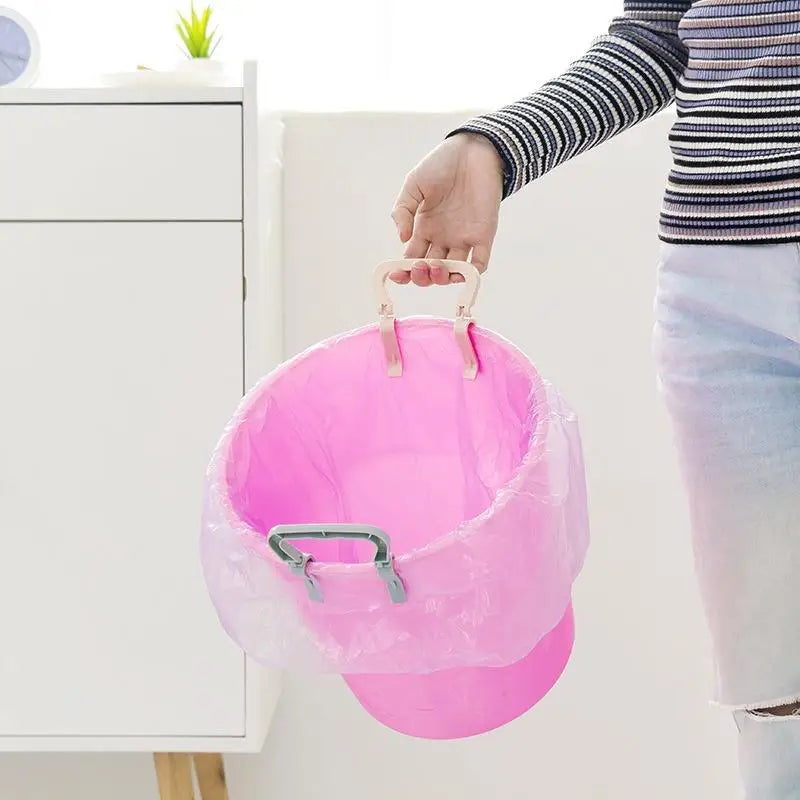 2PCS Garbage Bag Storage Fixing Clip, Household Creative Anti-skid Clip, Buckle Bucket Edge Clip, Card Holder, Rubbish Oasis Select