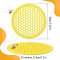 Floating Bee Waterer Floating Station Island Waterer Bee Waterer & Butterfly Water Stations for Outside Outdoor Garden Bee Bath Oasis Select Yellow
