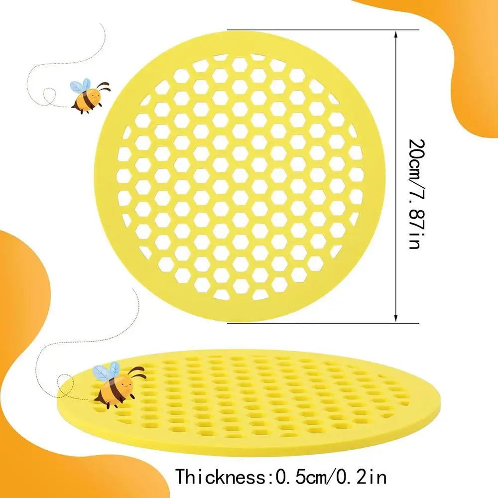 Floating Bee Waterer Floating Station Island Waterer Bee Waterer & Butterfly Water Stations for Outside Outdoor Garden Bee Bath Oasis Select Yellow