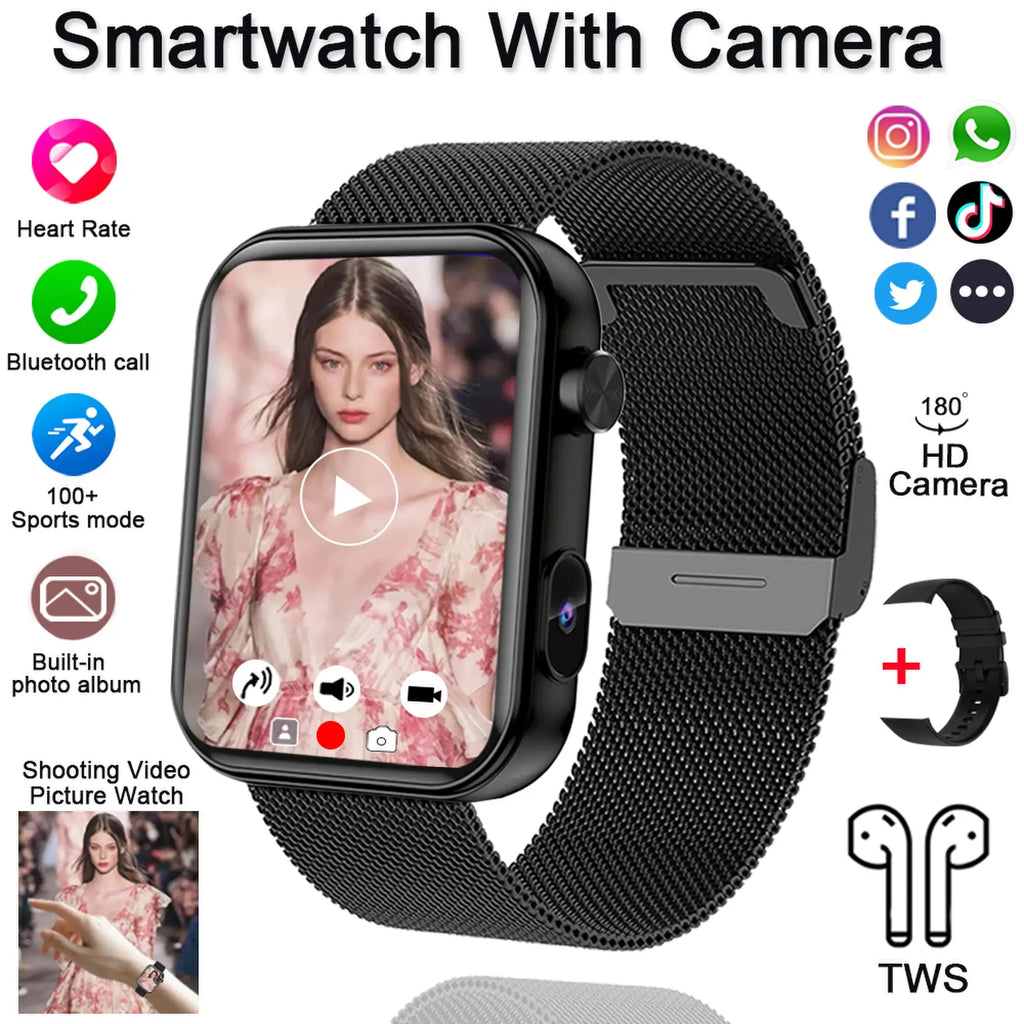 Jooeniok P51 Smartwatch – Camera, BT Calling & Fitness Tracker