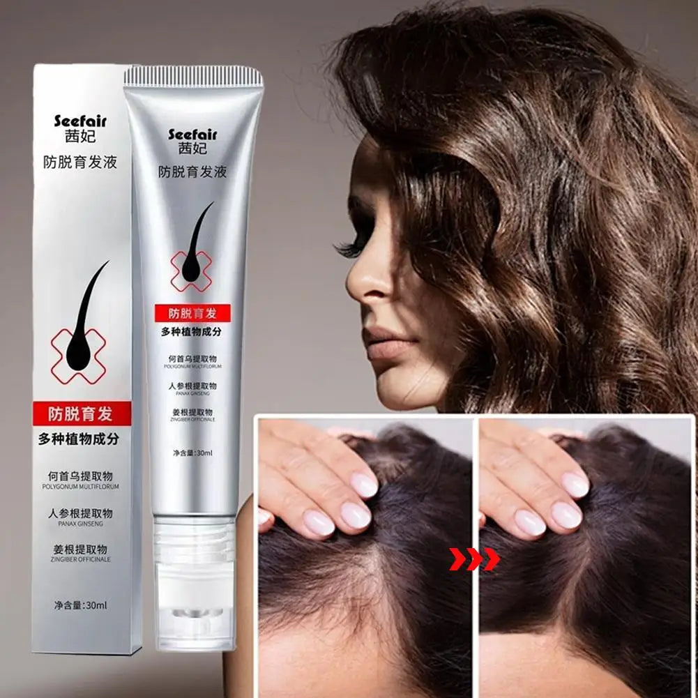 Hair Serum Nourishing Strengthening Hair Roots Scalp Treatment Essential Oil Repair Scalp Frizzy Thinning Damaged Hair Care Oasis Select