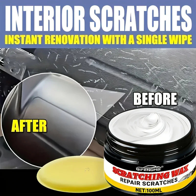 Nano Gloss Scratch Repair Wax & Clay Bar Kit – 100g Car Polish Car Scratch Repair Kit Oasis Select