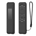 Silicone TV Remote Controller Cover with Lanyard Shockproof Protective Case Soft Shell for Samsung BN59-01432A/BN59-01480L Oasis Select Black