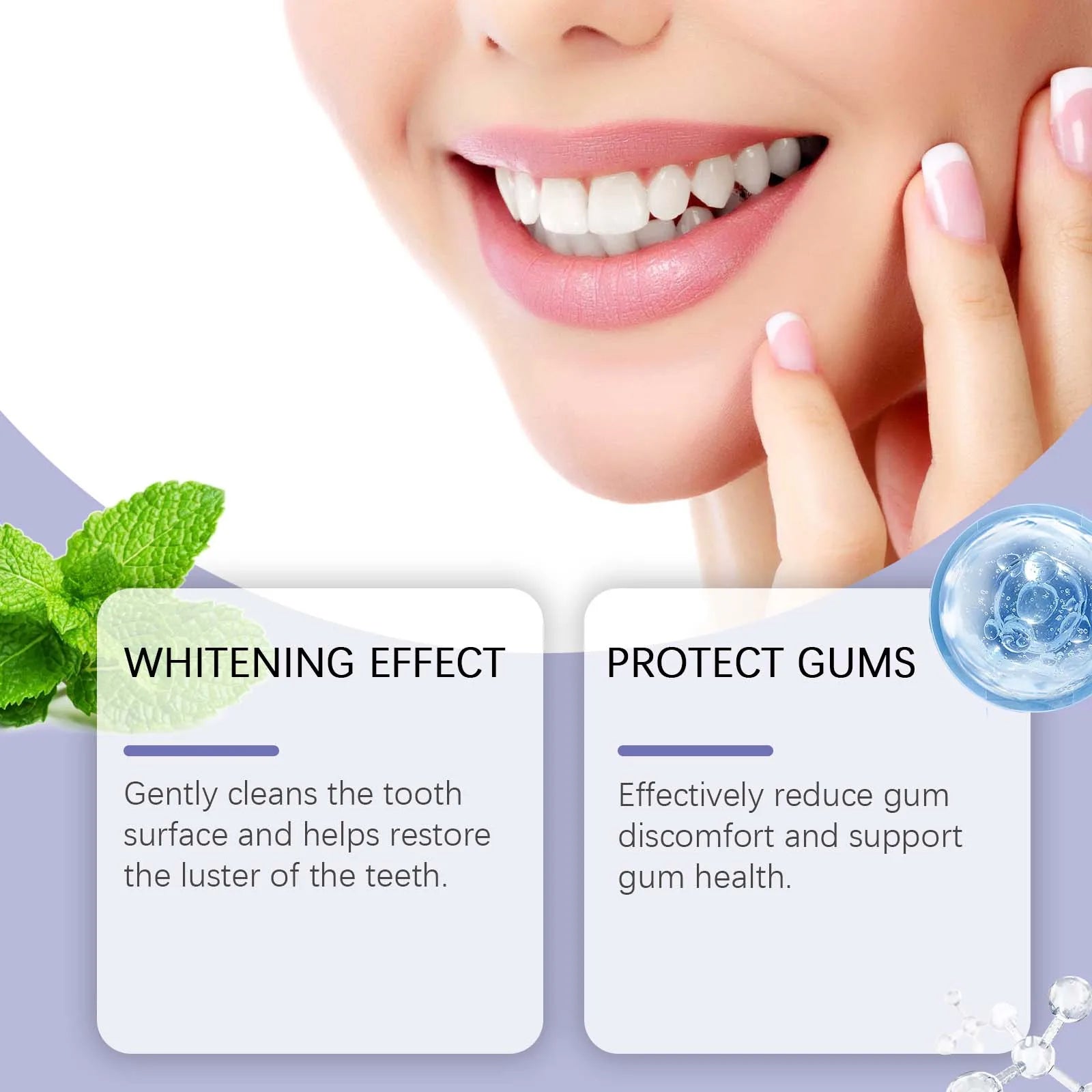 Dental Cleaning Powder Remove Plaque Stains Reduce Calculus Fresh Bad Breath Lasting Freshness Tooth Whitening Care Product 50g Oasis Select