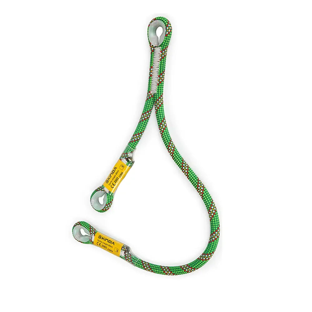 22kn Braided Prusik Cord Loop Sewn Eye to Eye Y V shaped rescue fall protection Safety Lanyard Protection Point Rope Oasis Select