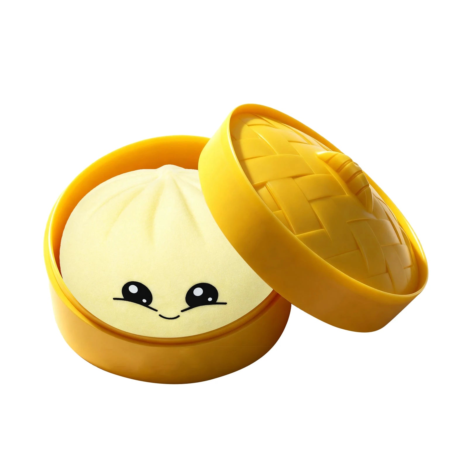 5 Colors Dumpling Squishes Stress Balls Simulation Food Squishies Stress Relief Toys for Adults Kids Squeeze Dough Ball Gifts Oasis Select Yellow