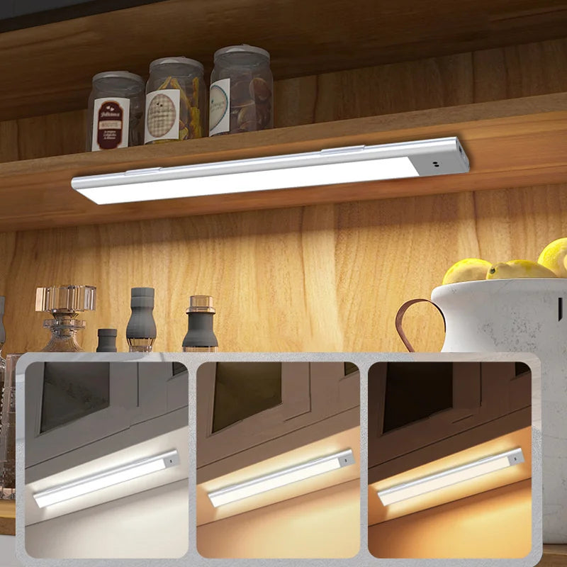 Rechargeable LED Under Cabinet Light | Dimmable 3-Colour Strip