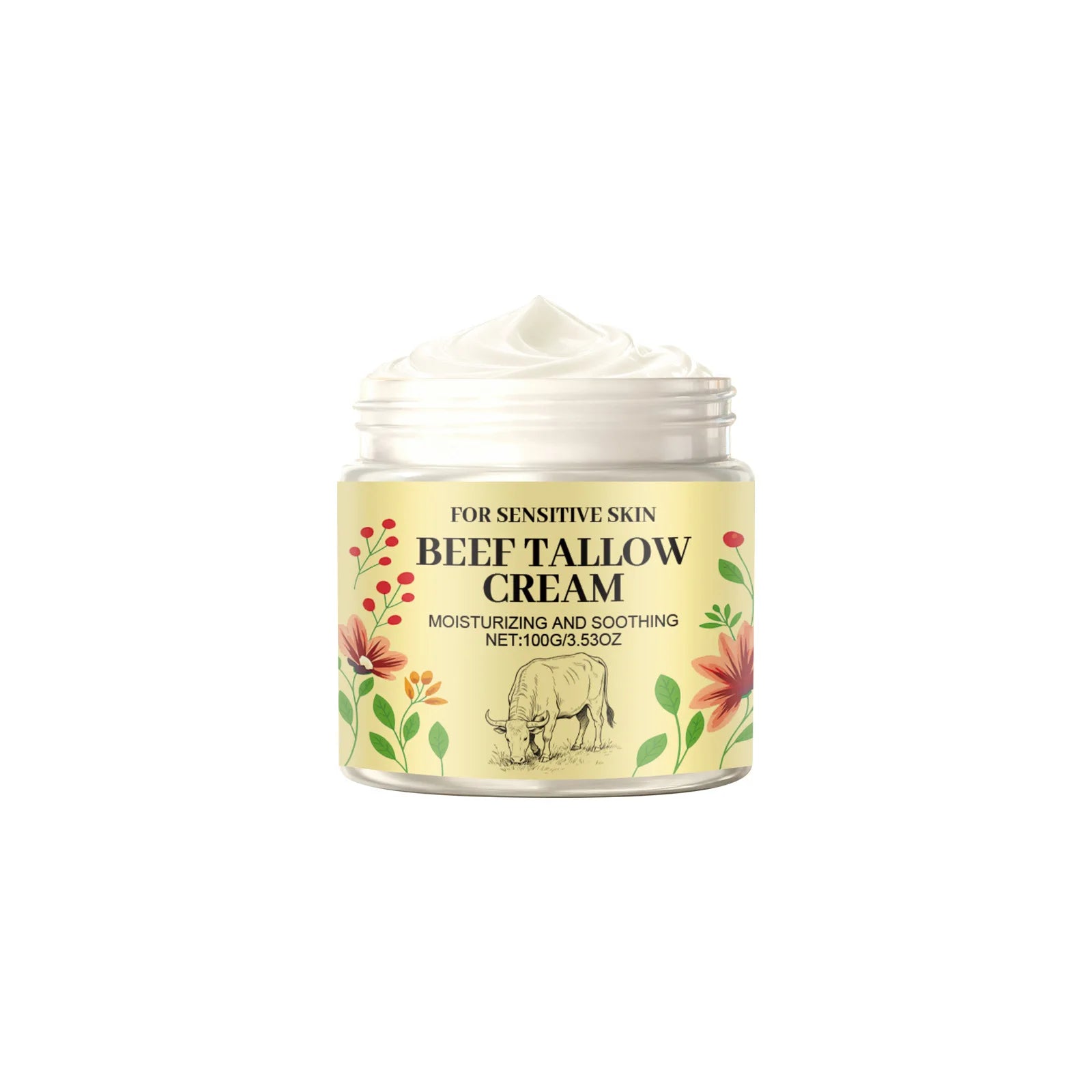Beef Tallow Body Cream – Deep Moisturizing Skin Balm 100g Body Moisturizing Cream Oasis Select 100g