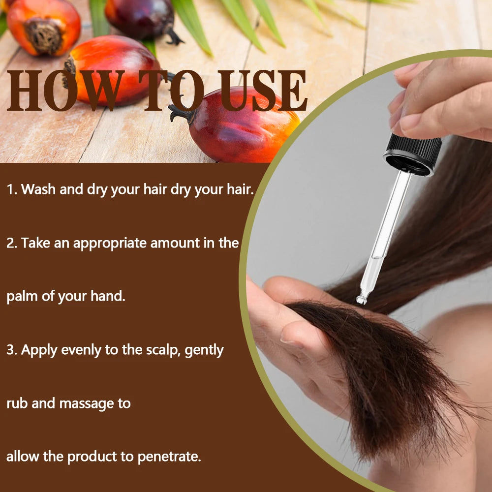 40ml/60ml Batana Rosemary Mint Scalp Hair Strengthening Oil Biotin Essential Oils Nourishing Treatment Split Ends Dry All Types Oasis Select