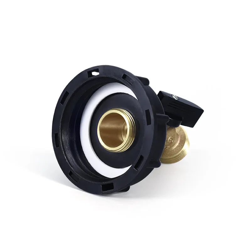 Male Thread IBC Tote Tank Adapter - Drain Hose Connector Faucet Tap Valve Fitting Part for Tank Faucet Oasis Select
