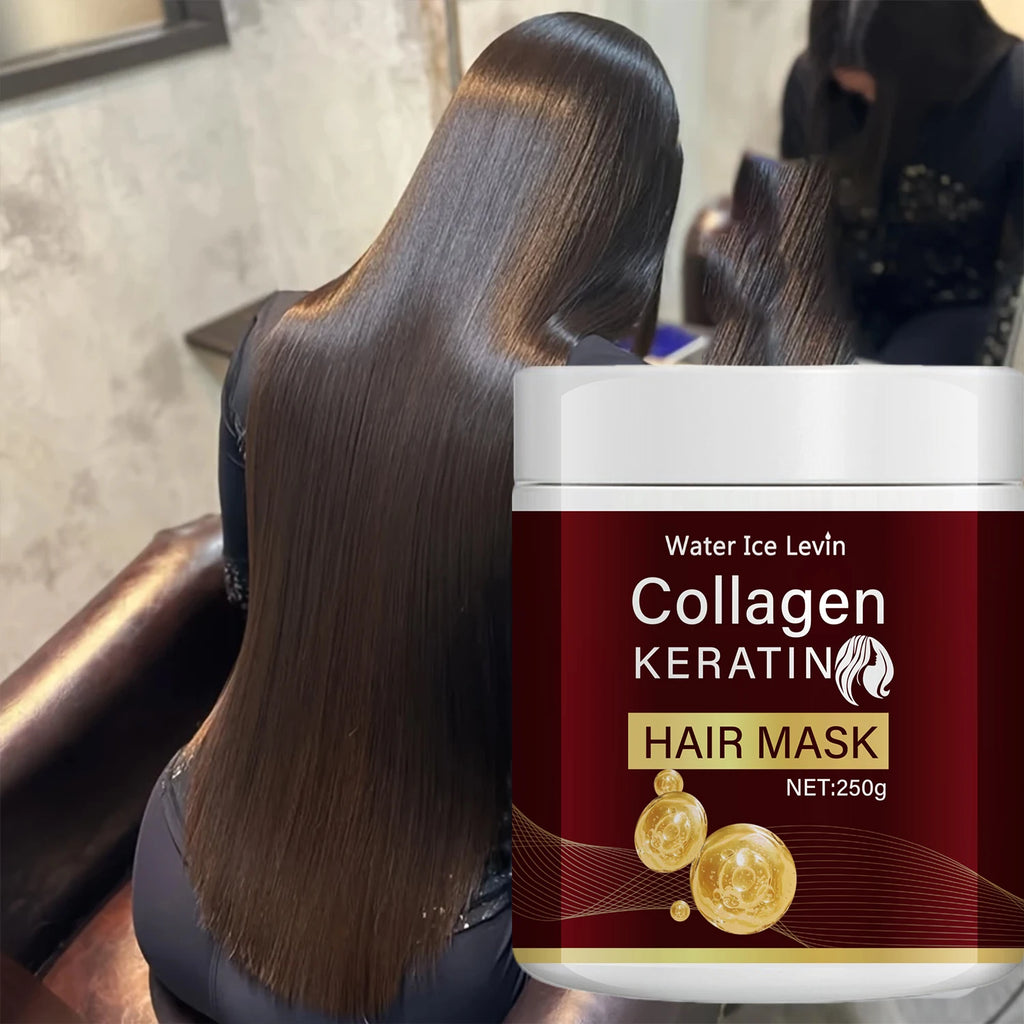 Collagen Keratin Hair Mask, Deeply Nourishes Dry and Damaged Hair, Enhances Elasticity—Rich in Moroccan Argan Oil, Deeply Moisturizes and Softens Oasis Select Other