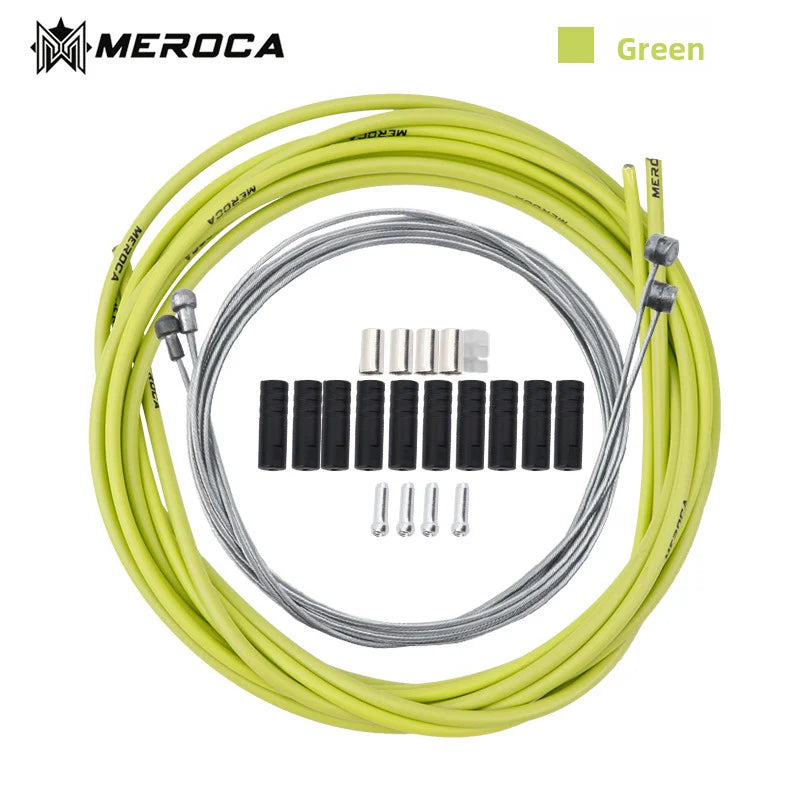 Bicycle brake cable tube, cable core, mountain bike shifting cable tube set, color, V disc brake universal Oasis Select green