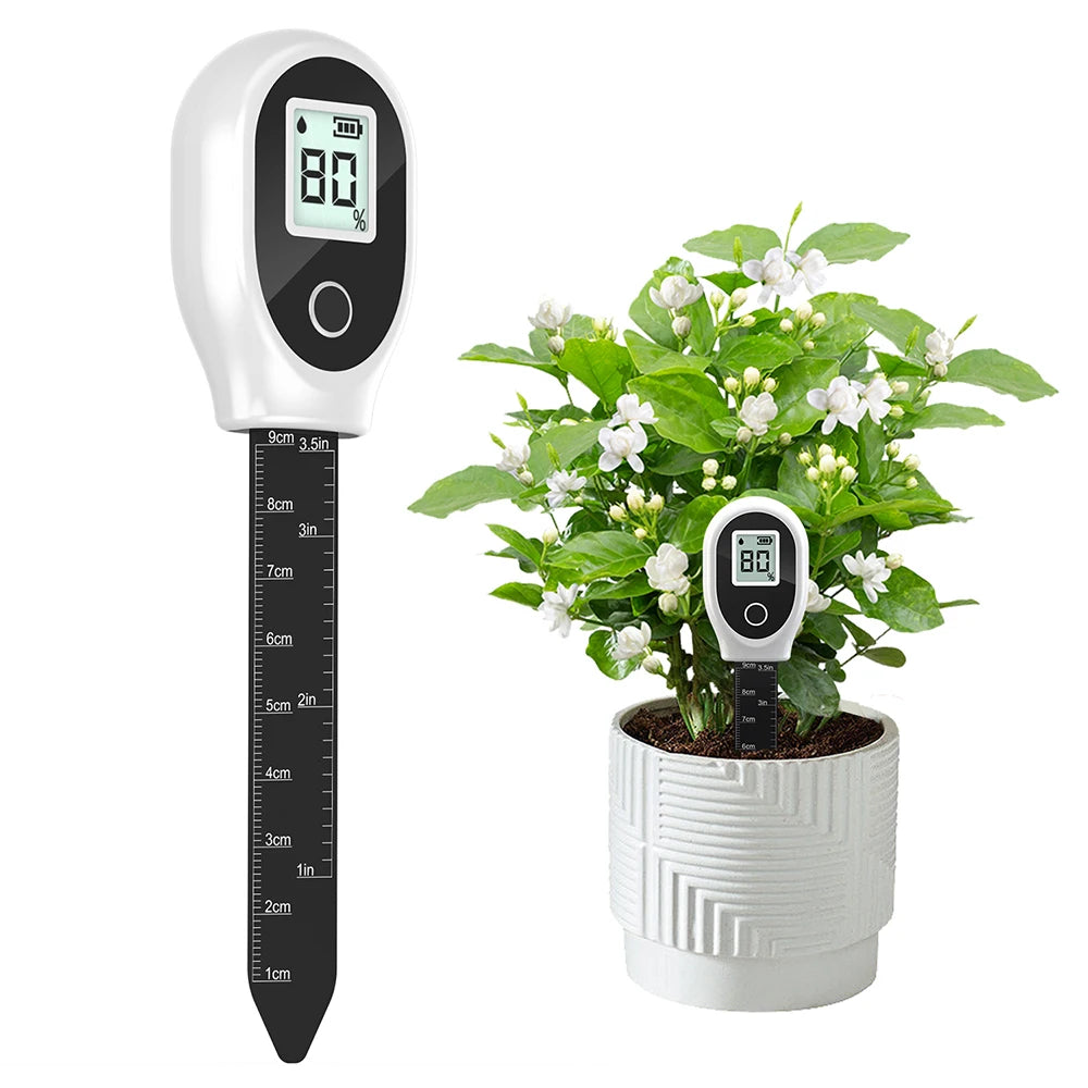 Digital Moisture Meter Soil Humidity Sensor with Backlight and Scale for Garden Lawn Farm Orchard High Accuracy Oasis Select Default Title