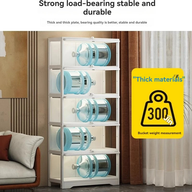 Handmade display cabinet, transparent acrylic bookshelf, dust-proof bookshelf, doll storage rack, living room floor standing sto Oasis Select
