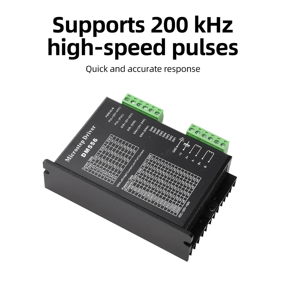 DM542 DM556 DSP Digital Stepper Motor Driver DC 20-50V 4.2A 5.6A 15 Subdivisions for Nema 17 23 42 57 Stepper Motor Oasis Select