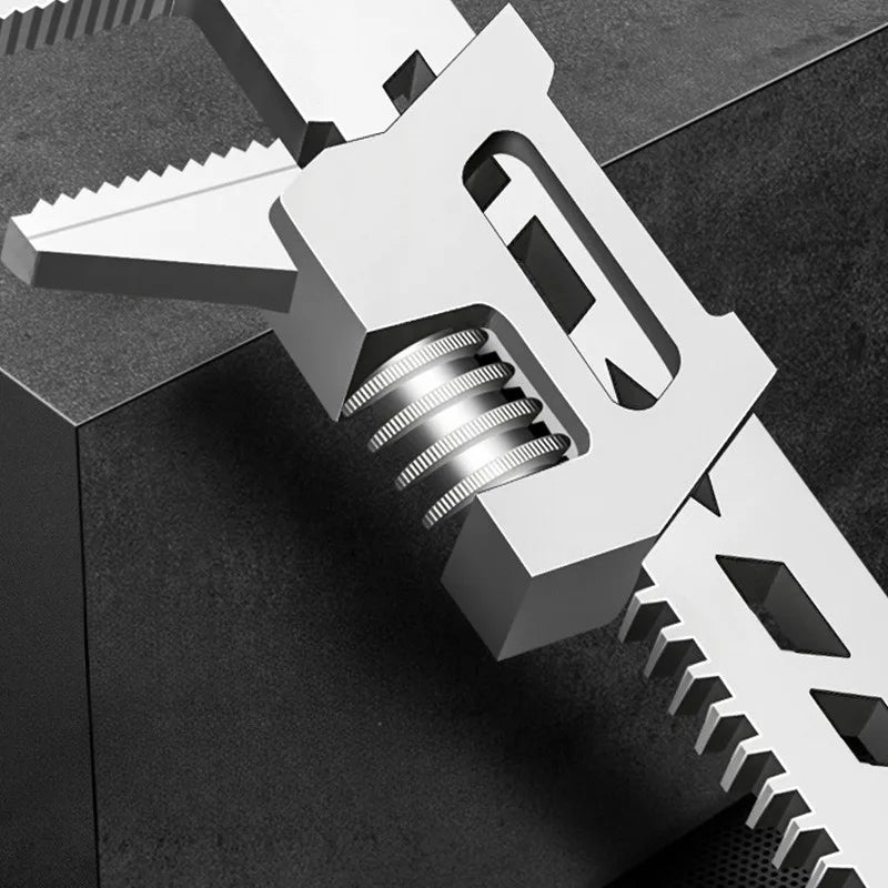 1 Piece of Multifunctional F-type Adjustable Wrench Tube Width Clamp Adjustable Wrench Maintenance Tool Adjustable Wrench Oasis Select