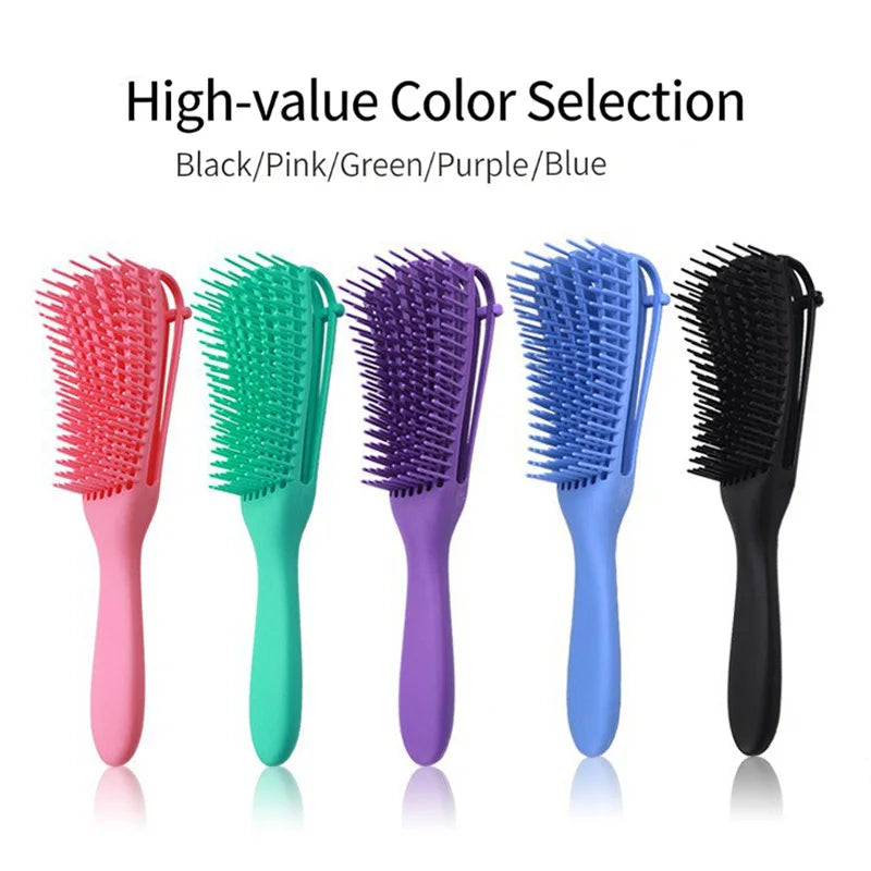 Hair Comb Detangling Brush Scalp Massage Hair Brush Detangler Brush for Curly Hair Thick Hair Octopus Hairbrush Women Men Salon Oasis Select