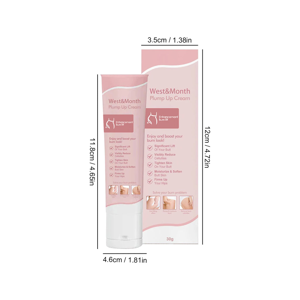 Butt Enhancement Cream – Lifting, Plumping & Firming Hip Cream Body Firming Cream Oasis Select