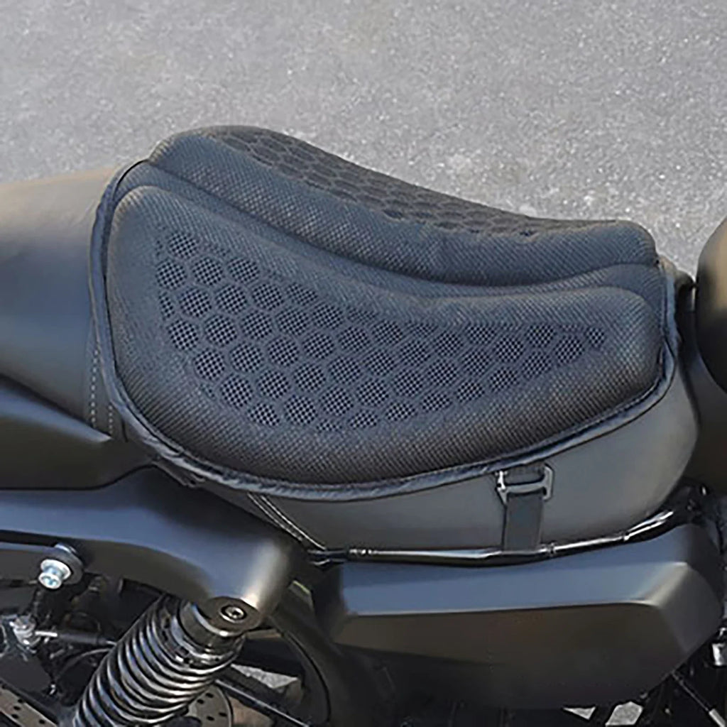 Motorcycle Seat Cushion Anti-Slip Motorcycle Inflatable 3D Blow Air Cushion Pressure Relief Ride Seat Pad Motorcycle Accessories Oasis Select