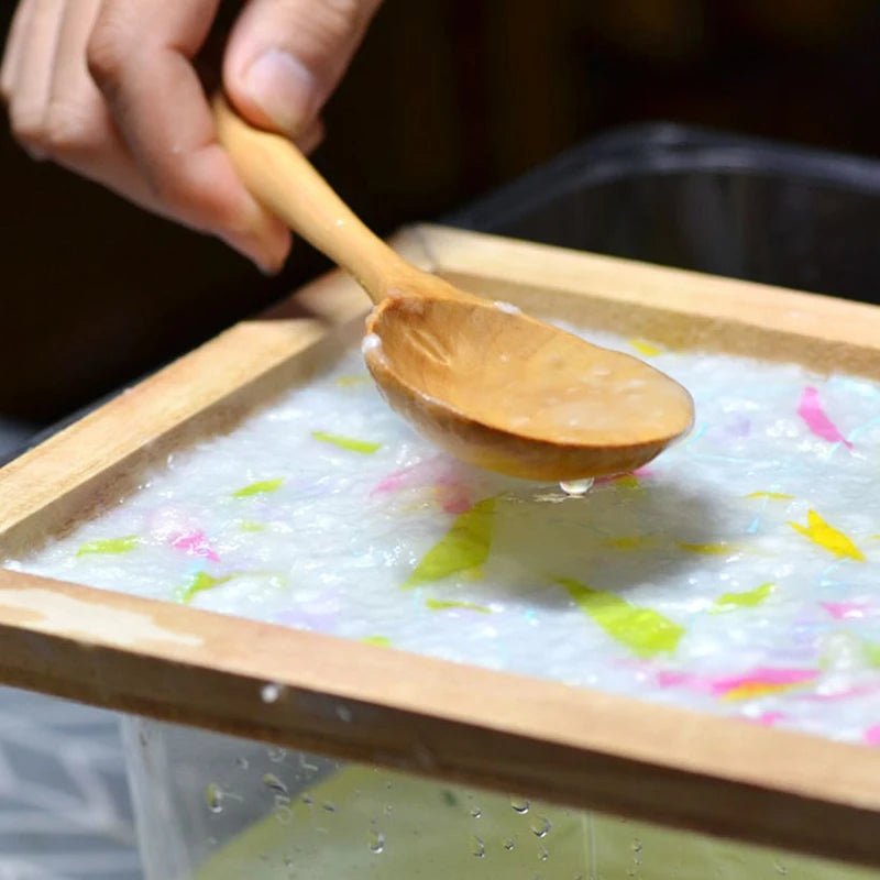 Paper Making Frame Screen DIY Wood Paper Making Papermaking Mould Crafts Handcraft Paper Recycling Tool Wooden Multi-size Oasis Select