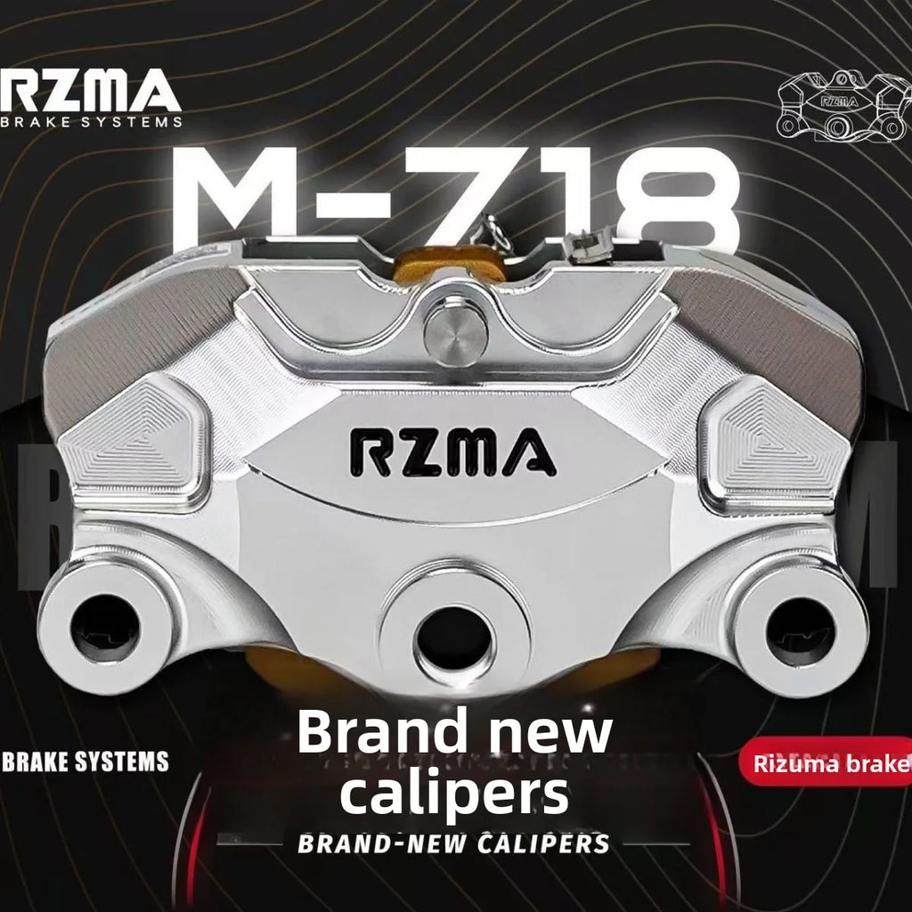 Authentic RZMA Ruizuma M680 Upgraded Small Crab M718 Caliper Brake Pump Electric Motorcycle Upgraded Disc Brake Oasis Select Silver