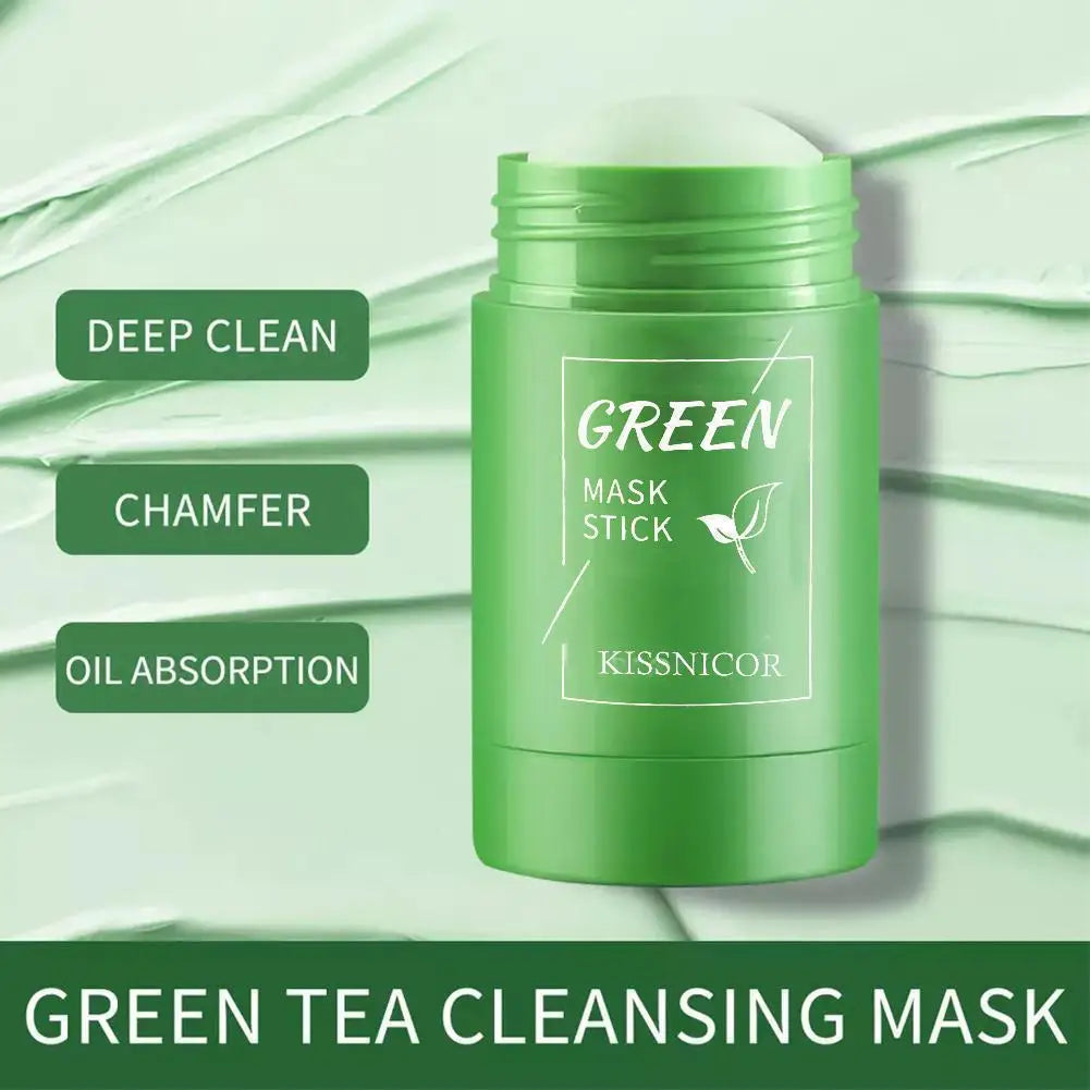 SAKSRAAR Green Tea Solid Face Mask 40g – Pore Cleansing Stick