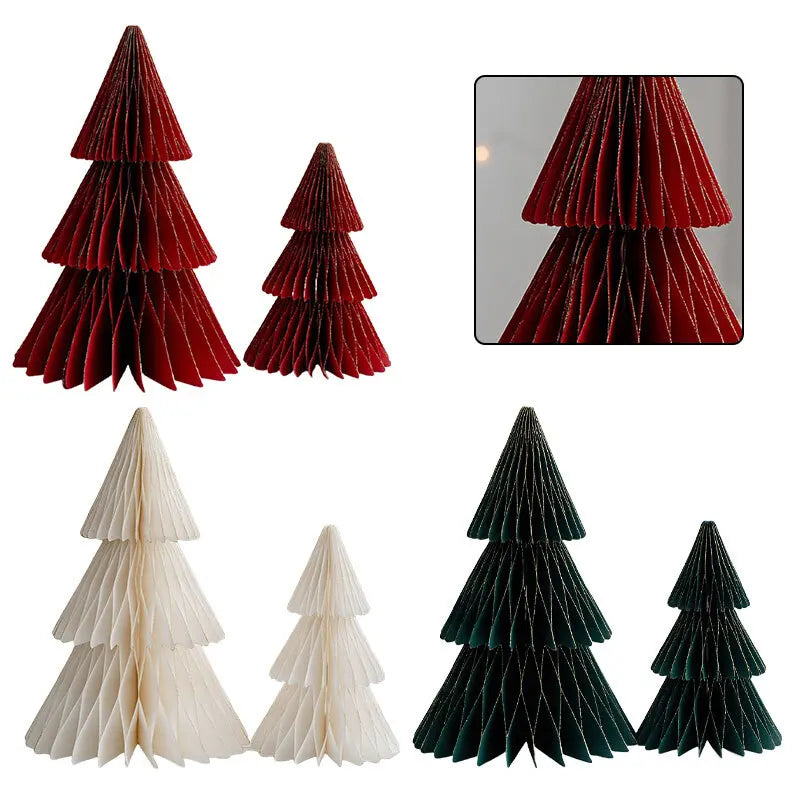 Christmas festive atmosphere desktop decoration kit with paper ornaments designed for home and office use on tables and cabinets Oasis Select