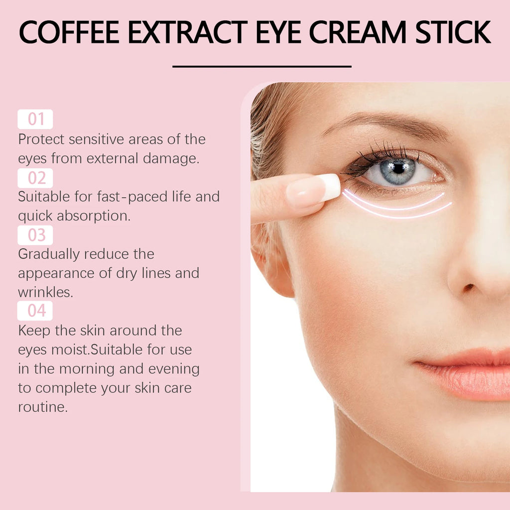 Hoygi Caffeine Eye Cream Stick – Dark Circles & Fine Lines Eye Cream Stick Oasis Select