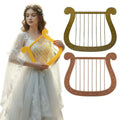 Realistic Plastic Harp Prop – Lightweight Angel Costume Accessory