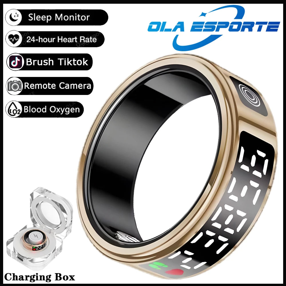 Smart Ring – Heart Rate, SpO2, Sleep Tracker & Gesture Control