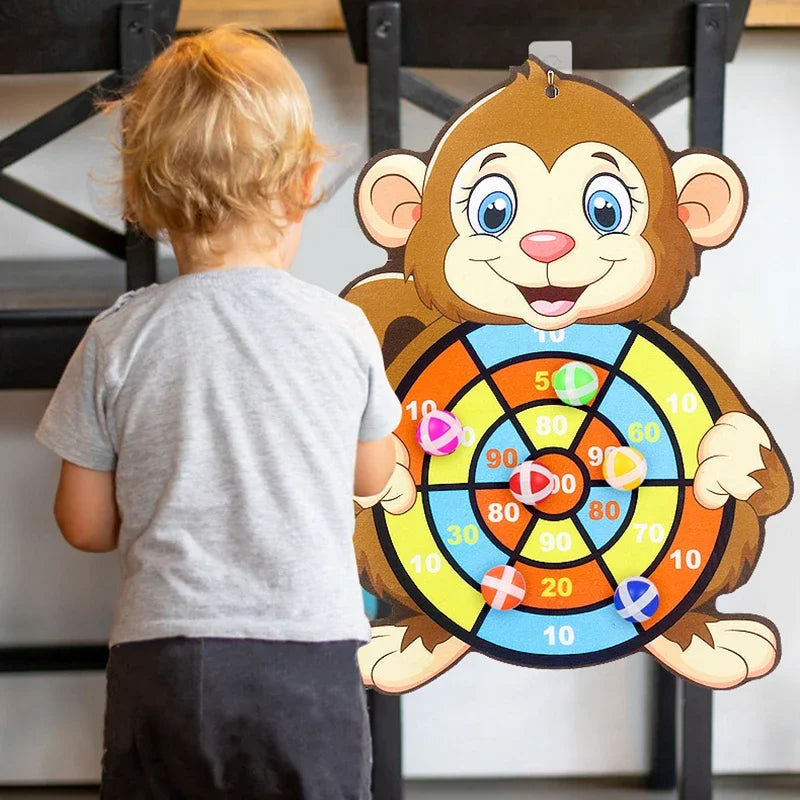 Educational Dart Board Baby Dart Indoor Sports Child Montessori Games for Children 3 to 7 Years Oasis Select