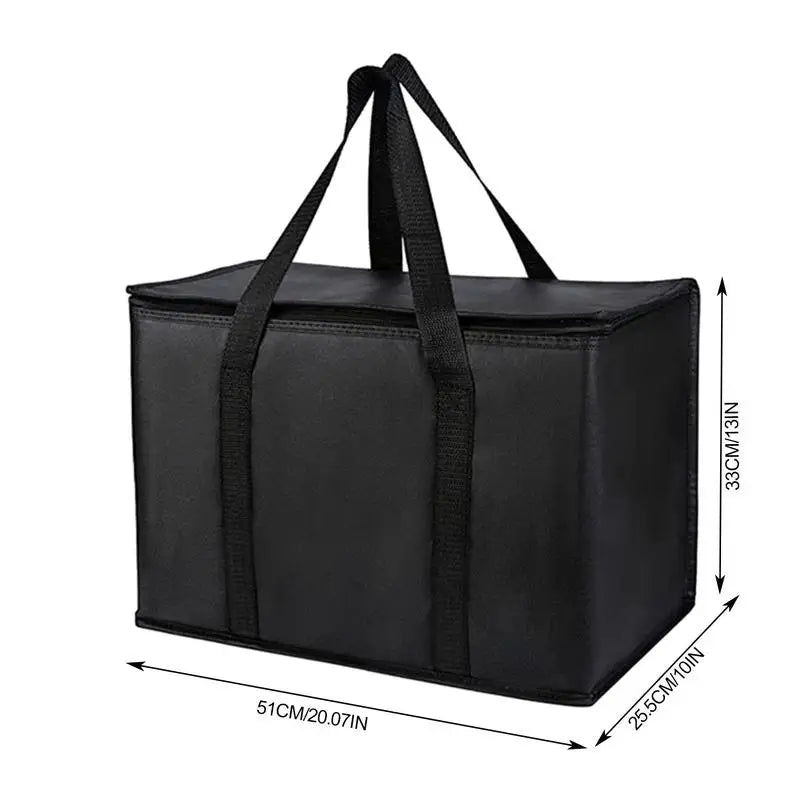 Insulated Lunch Bag Heavy Duty Large Capacity 65L-70L Thermal Insulation Bag Non-Woven Foldable Cooler Bag For Groceries Food Oasis Select