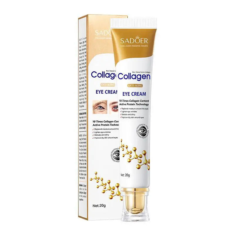 SADOER Collagen Skin Care Sets Anti Wrinkles Serum for Face Moisturizing Anti-aging Anti Dark Circles Eye Cream Skin Care Kit Oasis Select Eye Cream
