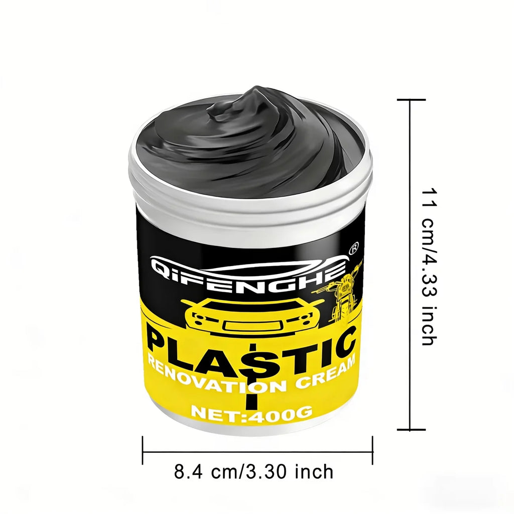 Car Plastic Restorer Cream – Trim, Bumper & Dashboard Renovator