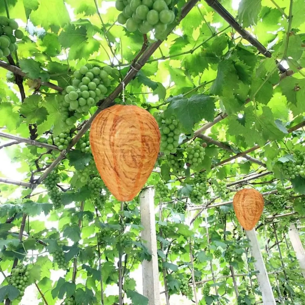 Trap Waterproof Wasp Nest Decoy Eco-Friendly Paper Artificial Beehive Reusable Hanging Beehive Lantern Patio Oasis Select